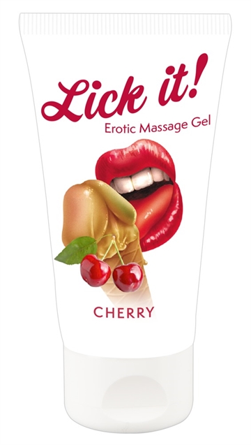 Lick it! Vegansk glidecreme Kirsebær 50ml