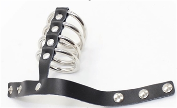 4 Rings Masters Ring Cage With Ball strap