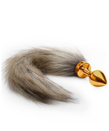Fox Tail Buttplug - Gold Ø2,5  Cm
