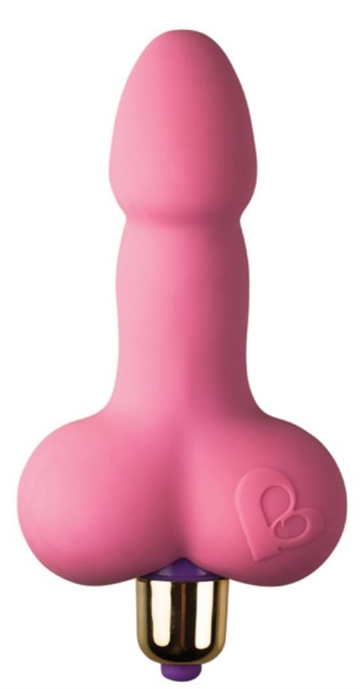  Rocks-Off Little Cocky Pink unisex vibe 7 vibrationer