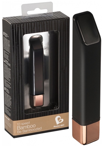 Rocks-Off Bamboo 10 Speed Black Gold New Update