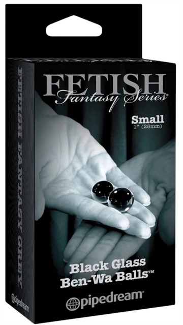 Fetish Fantasy Black Glass Ben-Wa Balls Small