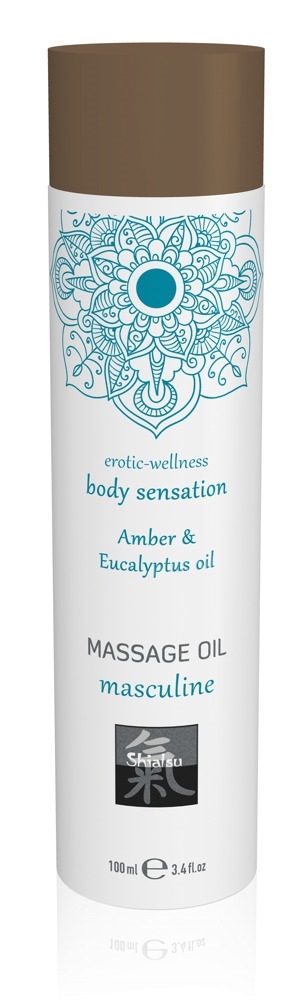 Shiatsu Erotic-Wellness Amber og Eukalyptus massage olie 100ml