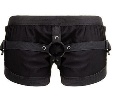 Realrock Boxer with Harness Black O/S