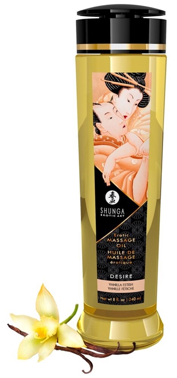 Shunga Olie Desire Vanilla Fetish 240ml