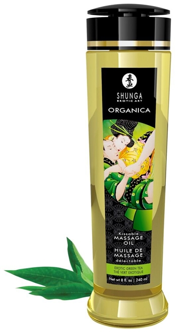 Shunga Olie kissable Exotic Green Tea 240ml