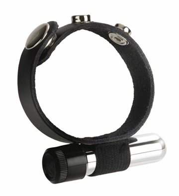 RESTSALG COLT leather vibrating cock ring