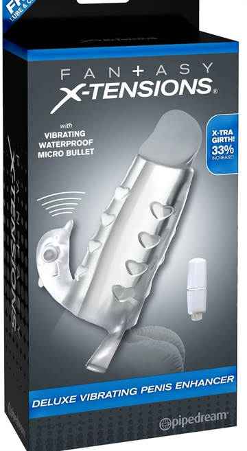 REST Fantasy X-tensions Deluxe Vibrating Penis Enhancer Sleeve