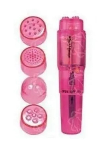 Pocket Rocket pink mini vibe med 4 hoveder