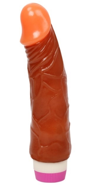 Bad Boy Naturtro mørk dildo vibrator