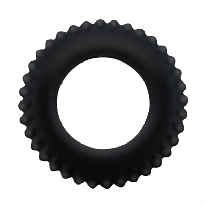 TITAN Thick Blue Small Sort silikone penisring