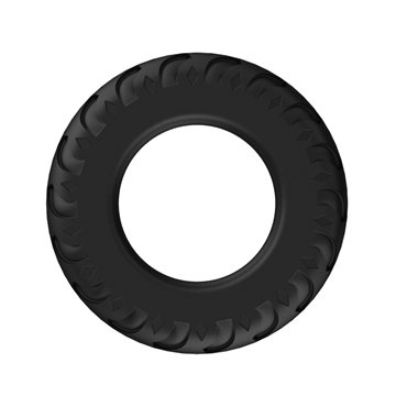 TITAN Thick Green Large Sort silikone penisring