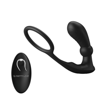 Pretty Love Warren Penisring med Anal Prostata Massager