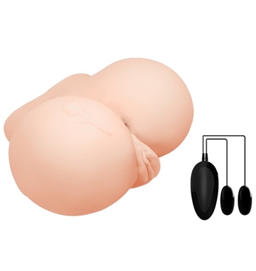 Crazy Bull Rose Vagina and Anal Masturbator Vibe
