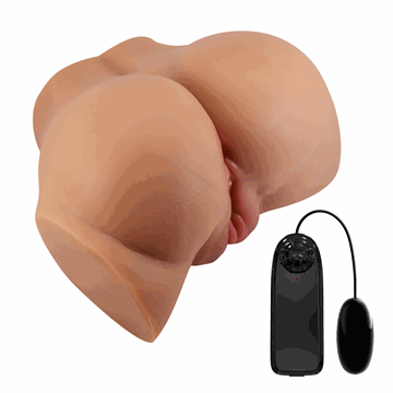 Crazy Bull Emilia Tan Soft Skin Pussy and Ass Masturbator Vibe