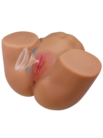 Crazy Bull Sophia Tan Vibe & Suck dobbelt masturbator