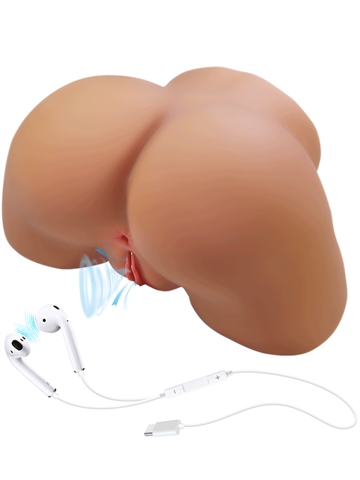 Crazy Bull Ilana Tan Vibe & Suck dobbelt masturbator