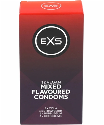EXS Mixed Flavour Str. 54mm kondom 12stk