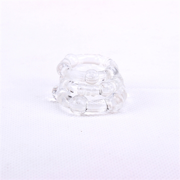 Hotgirl.dk Stay Hard Beaded Cockrings Klare penisringe sæt 3 stk
