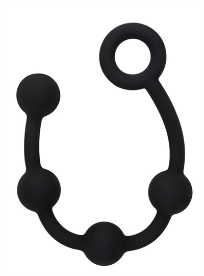 Black Mont Silicone Beads anal kæde