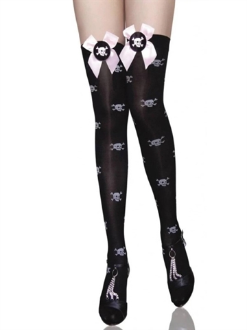 Sensual Lingerie Lyserøde pirat kostume knæstrømpe XS/M