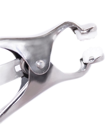 Kløver brystvorteklemmer med kæde i kirurgisk stål
