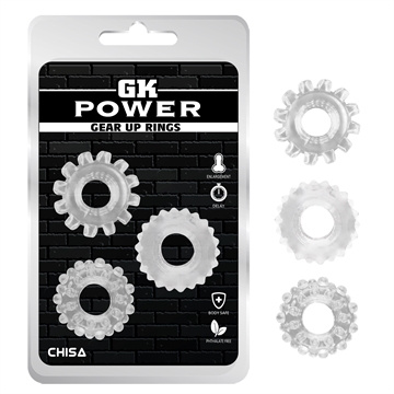 GK Power Gear Up Rings penisringe set 3 pc.