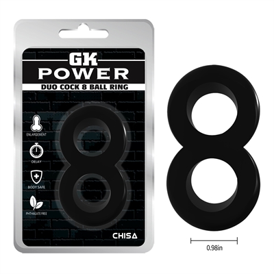 Duo Cock 8 Ball Ring