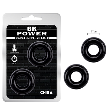 GK Power Donut Rings Over Size set 2 pc.