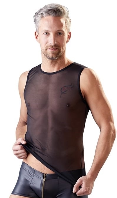 SvenJoyment Transparent mesh tanktop 