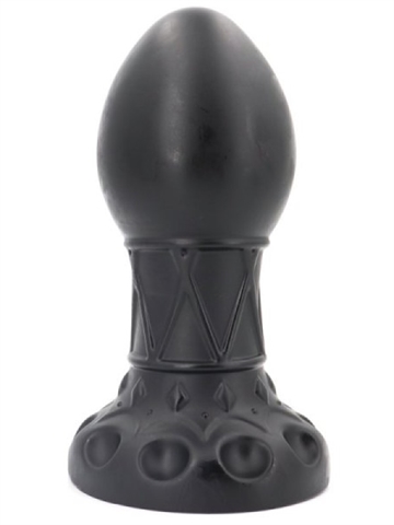 Victoriansk Sort kæmpe butt plug 23cm