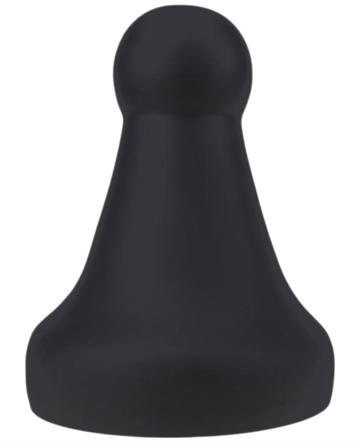 X-MEN Ludo Sort silikone anal plug 12,5cm