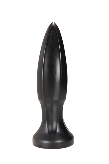 X-MEN Sort Anal Plug med Riller ca. 30 cm.