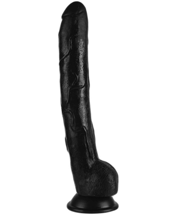 Porter's Cock Sort kæmpe sugekop dildo 32cm