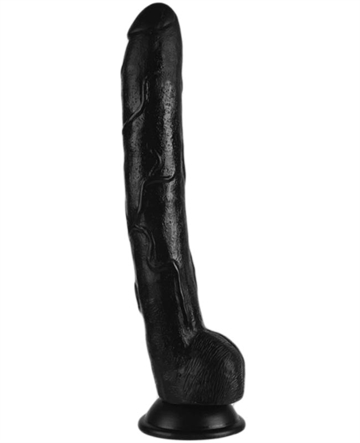 X-MEN Porter's cock sort dildo med sugekop 32cm