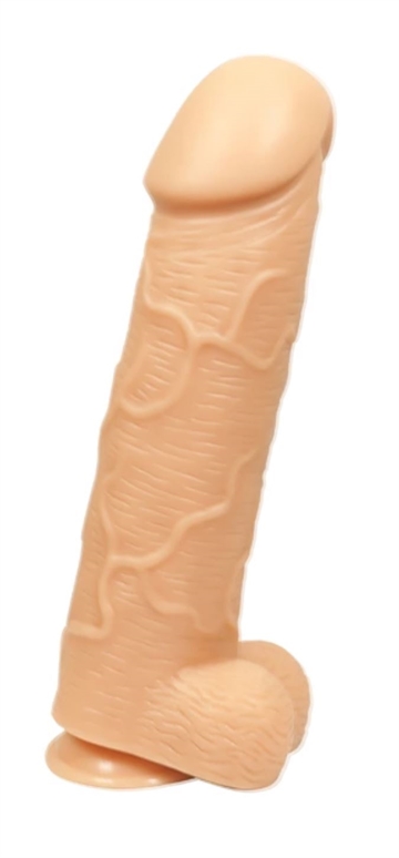 X-MEN Super-sized lys dildo med sugekop 36cm