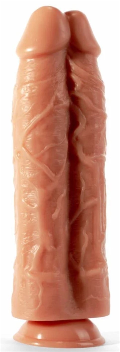 X-MEN 2-IN-1 Lys dobbelt dildo Str.M 28cm