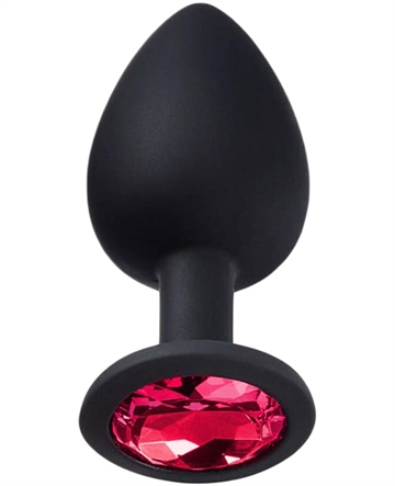 WORLD BEST Diamant pink silikone butt plug Str.L