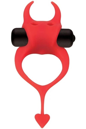 Adrien Lastic Devol Cockring rød silikone