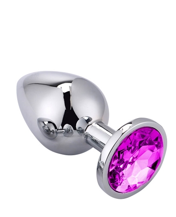Violet Jewel Large metal butt plug