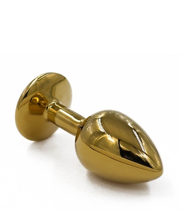 Golden Jewel Small metal butt plug