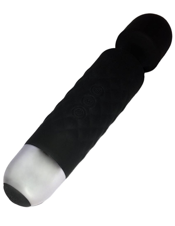 hotgirl.dk AV Wand Massager Opladelig Sort Vibrator