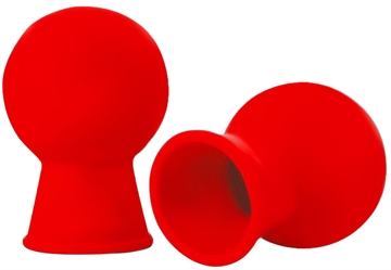 Nippless Røde silikone brystvortesugekopper