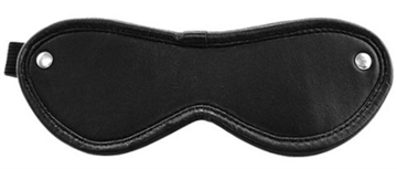 SMÆK Læder øjenmaske med bred elastik