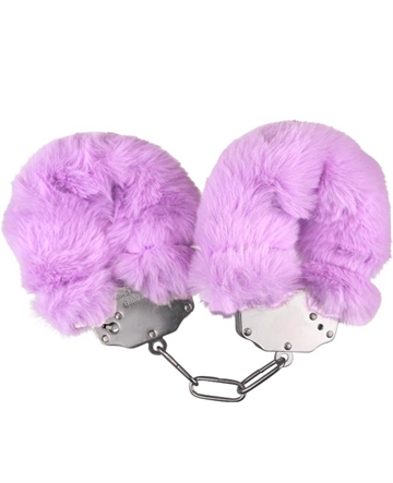 Luxery Fluffy Cuffs Lavendel plys