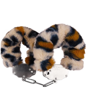 Luxery Fluffy Cuffs Leopard plys