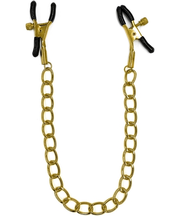 NipplePlay Klassiske klemmer med stor guld kæde
