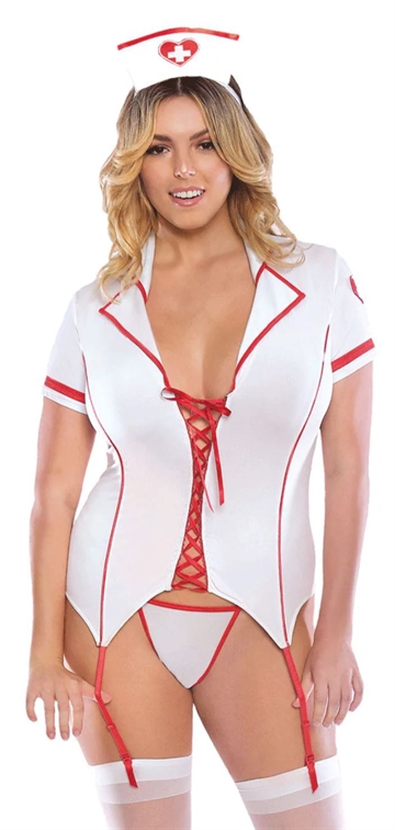 RESTSALG STR. L-XL Dreamgirl Triage Trixie Costume