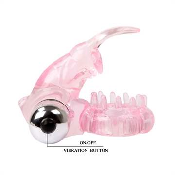 Hotgirl.dk Love Rabbit rosa penisring med vibrator info