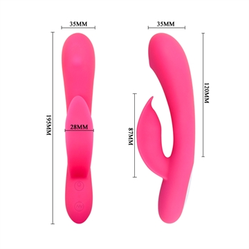 Sidney g-punkt vibrator dildo genopladelig